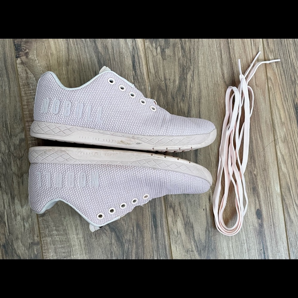 NOBULL Project Women's 8 Blush Heather SuperFabric Trainer